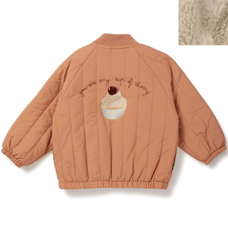 Children's Jackets 2024 Fall And Winter New Cartoon Fashion Boys And Girls Coat Cotton Warm Korean Jacket Children's Clothing - Tasawoq