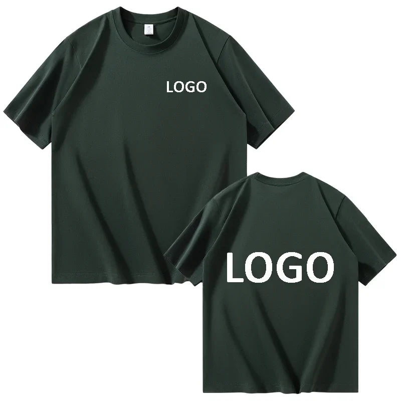 Customized Cotton Printed T-shirts Men Fashion Short Sleeve Tshirt Women Personality Casual Streetwear Tee Tops Camiseta - Tasawoq