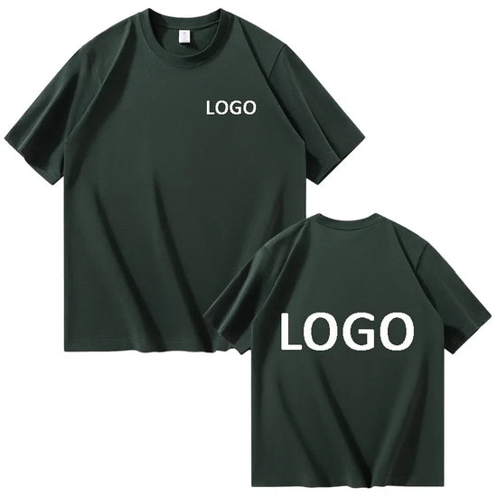 Customized Cotton Printed T-shirts Men Fashion Short Sleeve Tshirt Women Personality Casual Streetwear Tee Tops Camiseta - Tasawoq