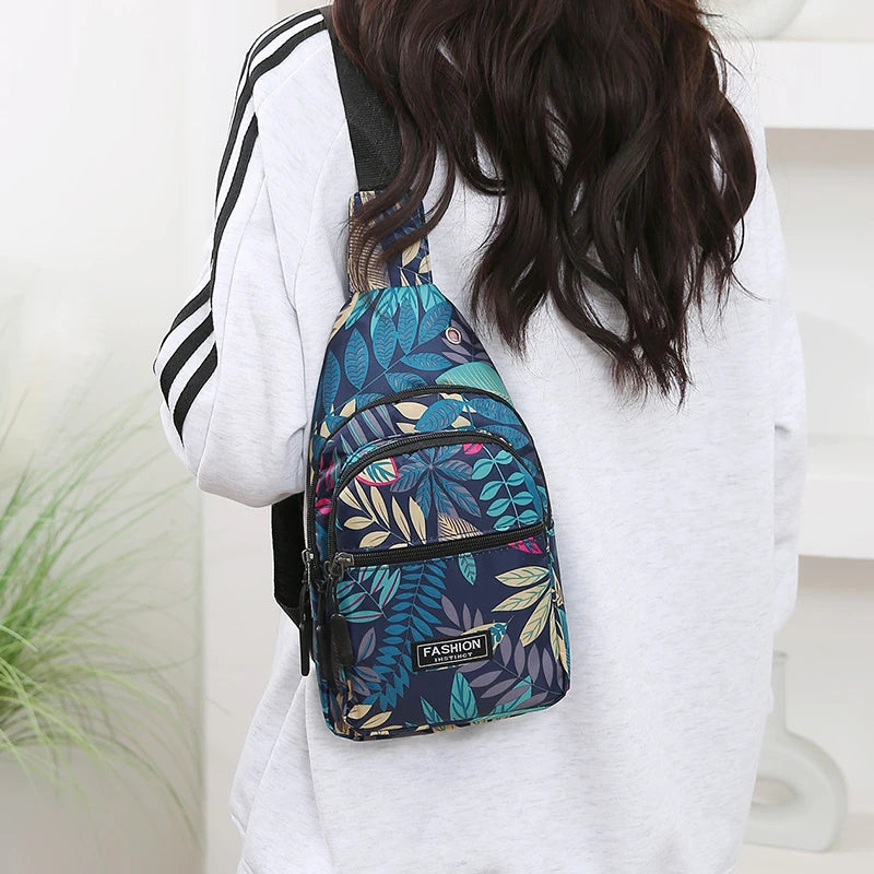 Breast Bag, Trendy And Versatile For Women, Large Capacity Single Shoulder Crossbody Bag, Outdoor Leisure And Simple Backpac - Tasawoq