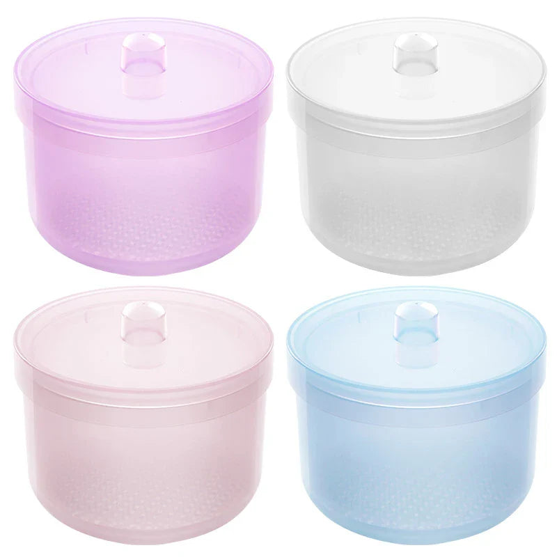 Nail Drill Bits Disinfection Box Double Layer Filtration Cleaning Box Manicure Storage Case Nail Brush Cleaning Container - Tasawoq