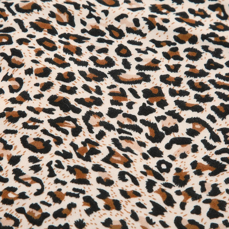 CIBBAR Hot Sexy Leopard Print Shorts Streetwear y2k Lace Patchwork Bow Low Rise Skinny Short Pants Women Vintage 2000s Clothing - Tasawoq
