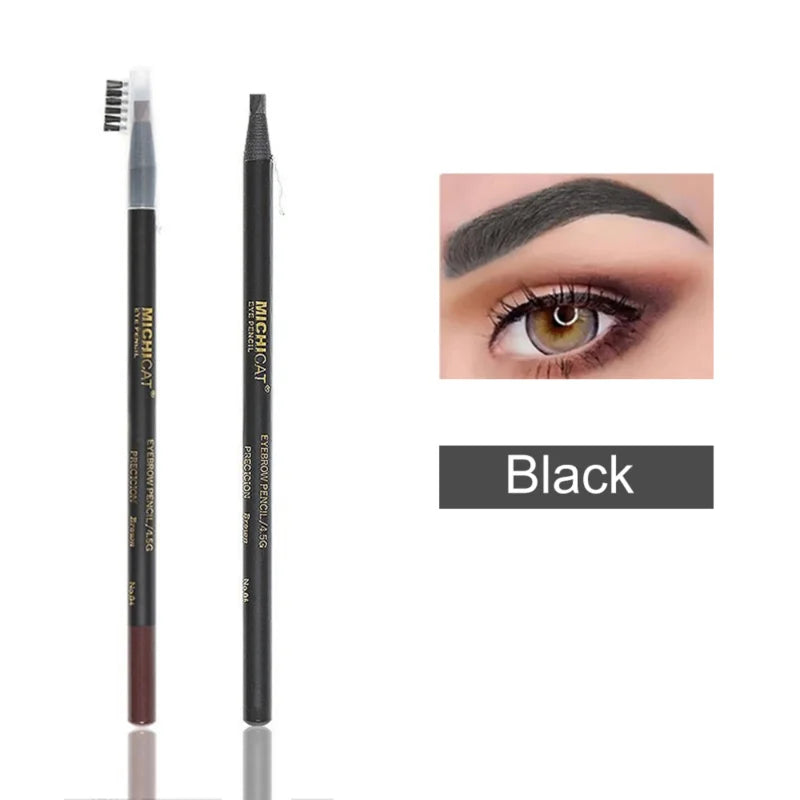 1PC Eyebrow Pencil Waterproof Microblading Eyebrow Pen Tint Tattoo Eyebrows Makeup 6 Colors Natural Long Lasting Eye Brow Pencil - Tasawoq