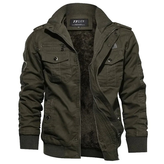 Thicker Warm Down Jackets Men Winter Coats Balck Casual Winter Jackets High Quality Male Multi-pocket Cargo Jackets And Coats - Tasawoq
