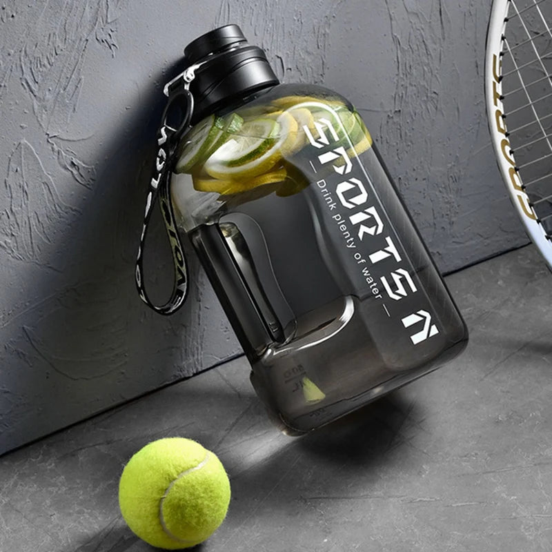 1.7L/2.7L Sports Water Bottle Gym Cycling Cup Portable Large Capacity Water Bottle For Fitness Camping Men Water Kettle - Tasawoq