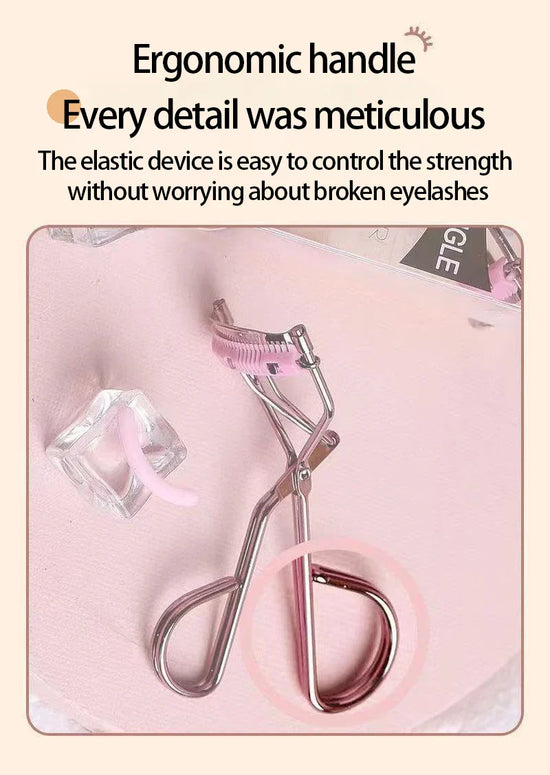 Professional Rose Gold Eyelash Curler Eyelash Cosmetics Makeup Tools Ladies Accessories Quick Styling Compact Portable - Tasawoq