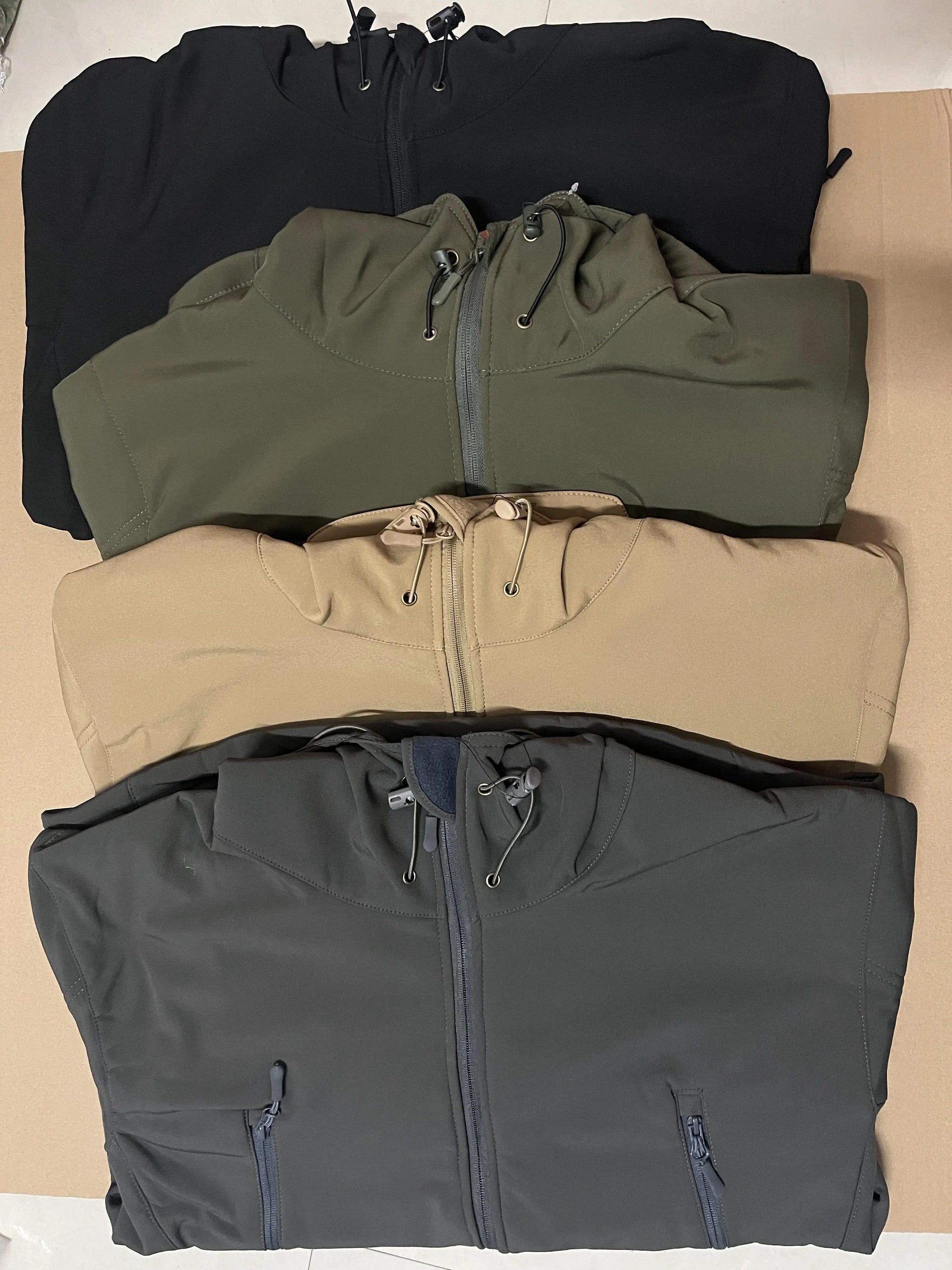 Men's Autumn Winter SoftShell Fleece Waterproof Jackets Male Hood Coats Fishing Hiking Camping Climbing Skiing Pants Trousers - Tasawoq