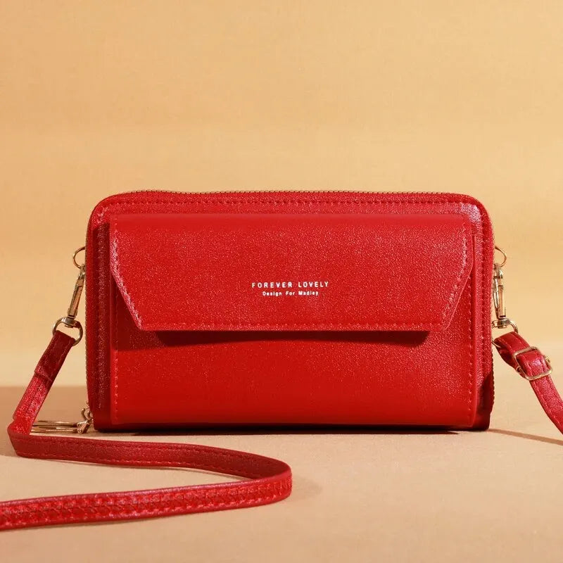 2023 New Crossbody Bag for Women Summer Small Market Simple One Shoulder Bag for Mobile Phone Double Layer Casual Small Body Bag - Tasawoq