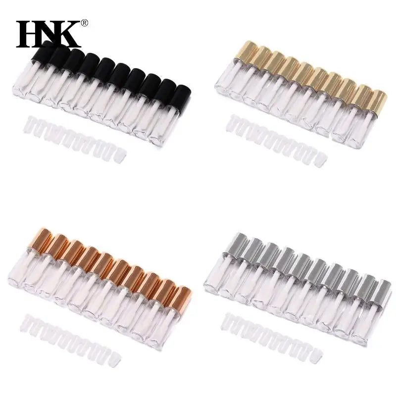 10pcs 1.2ML Empty Lip Gloss Tube Plastic Refillable Bottles Liquid Lipstick Container lipgloss Sample Bottle - Tasawoq