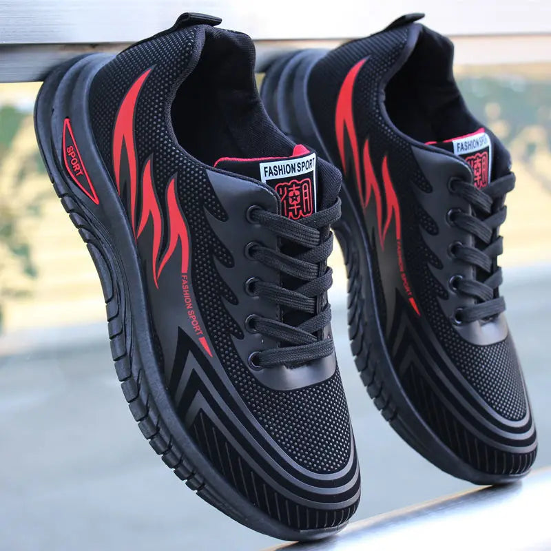 Men's Casual Sneakers New Breathable Sports Shoes Male Spring Fashion Antislip Wear-resisting Running Trainers Outdoor Men Shoes - Tasawoq