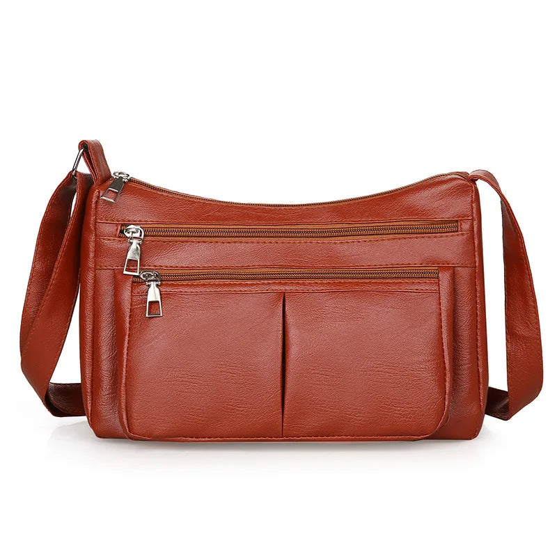 Women's Bag 2025 Trend Korean Handbags Designer Luxury Brand Ladies Shoulder Bags Soft Leather Fashion Versatile Crossbody Bag - Tasawoq