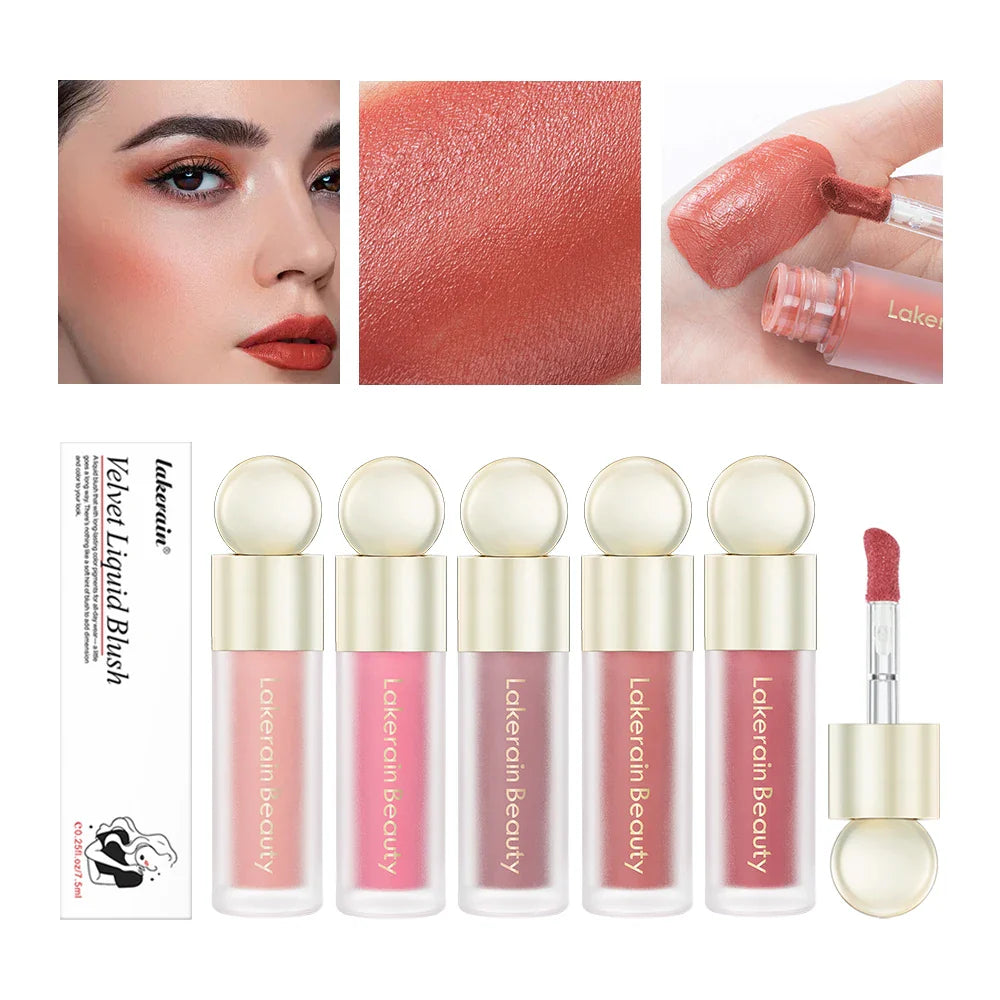 Blush Liquid Blusher Real Makeup Blush Matte Palette Blusher Cosmetics Products Liquid Cream Stick Pink Face raremakeup Beauty - Tasawoq