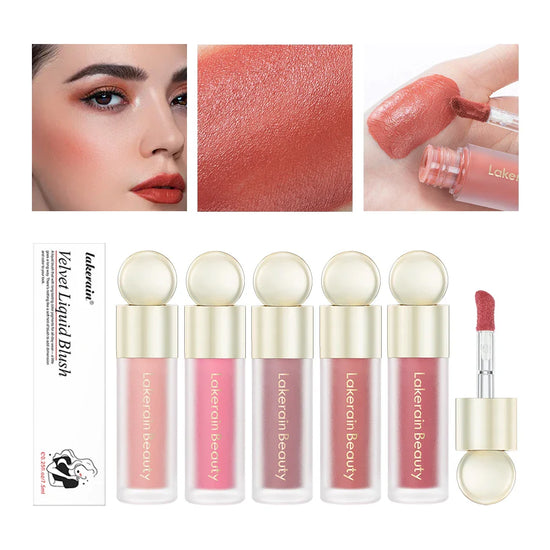 Blush Liquid Blusher Real Makeup Blush Matte Palette Blusher Cosmetics Products Liquid Cream Stick Pink Face raremakeup Beauty - Tasawoq