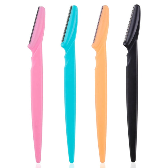 3/4/10Pcs Eyebrow Trimmer Face Blade Shaver Portable Eye Brow Epilation Hair Removal Safety Eyebrow Cutting Woman Makeup Tools - Tasawoq
