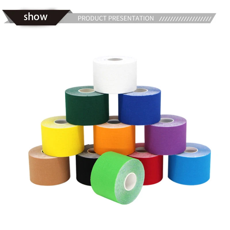 Waterproof Kinesiology Tape for Sports and Muscle Support – 5m Roll - Tasawoq