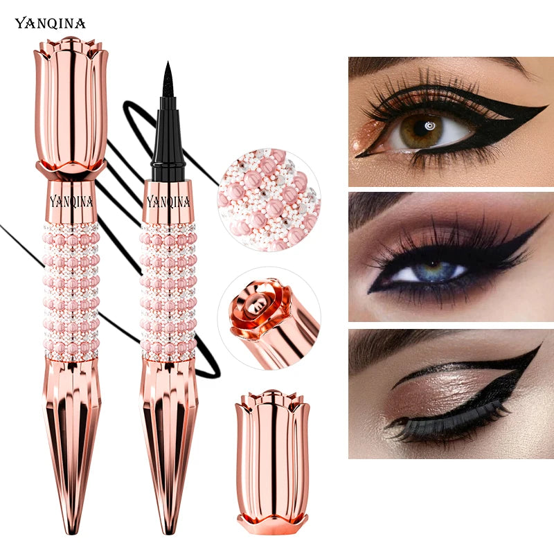 Liquid Eyeliner Pen Waterproof Black Long-Lasting Eye Liner Pencil Thick Quick-Dry Cosmetics Makeup Tool - Tasawoq
