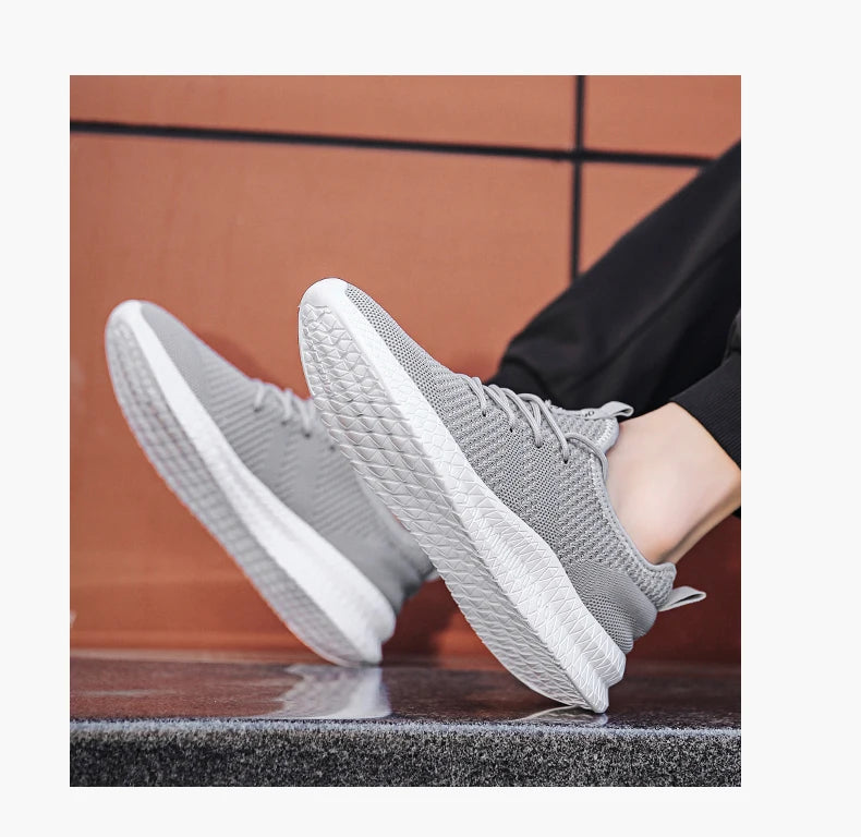 2022 Shoes for Men High Quality Male Sneakers Breathable Fashion Gym Casual Light Walking Plus Size Footwear Zapatillas Hombre - Tasawoq