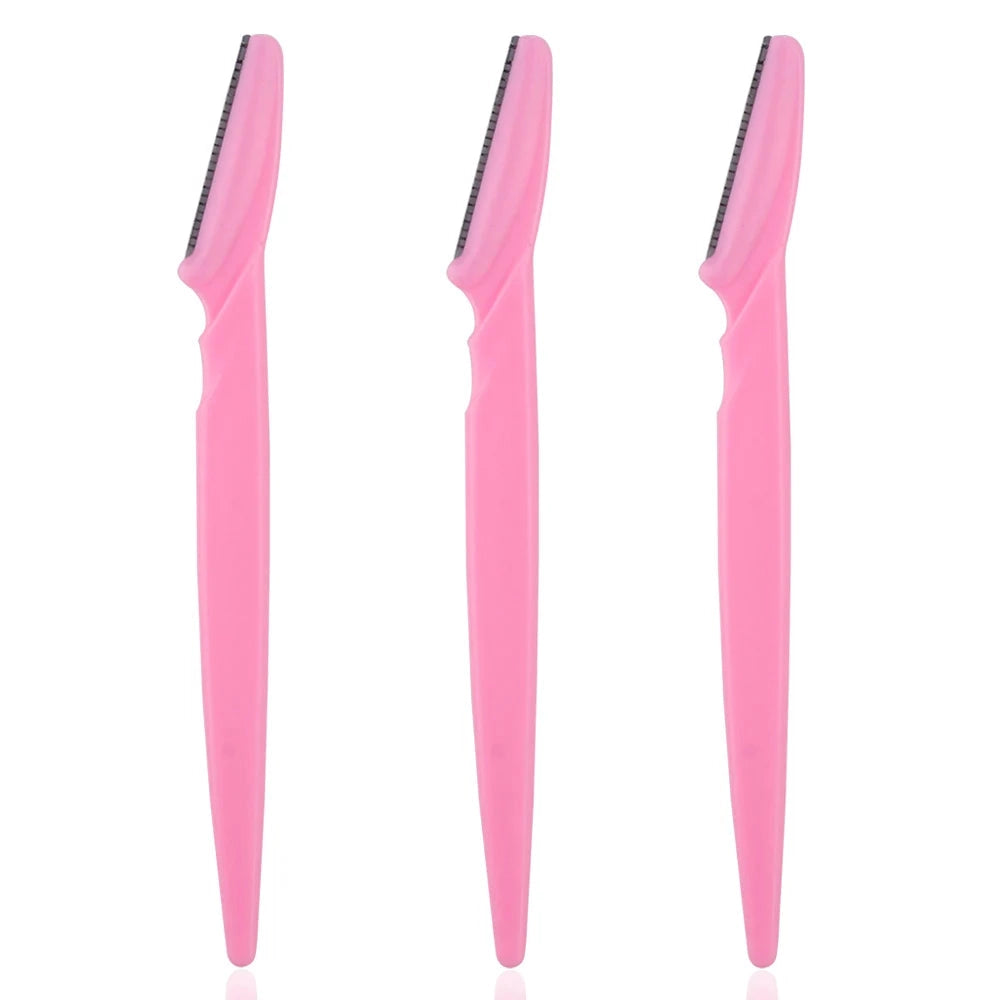 3/4/10Pcs Eyebrow Trimmer Face Blade Shaver Portable Eye Brow Epilation Hair Removal Safety Eyebrow Cutting Woman Makeup Tools - Tasawoq