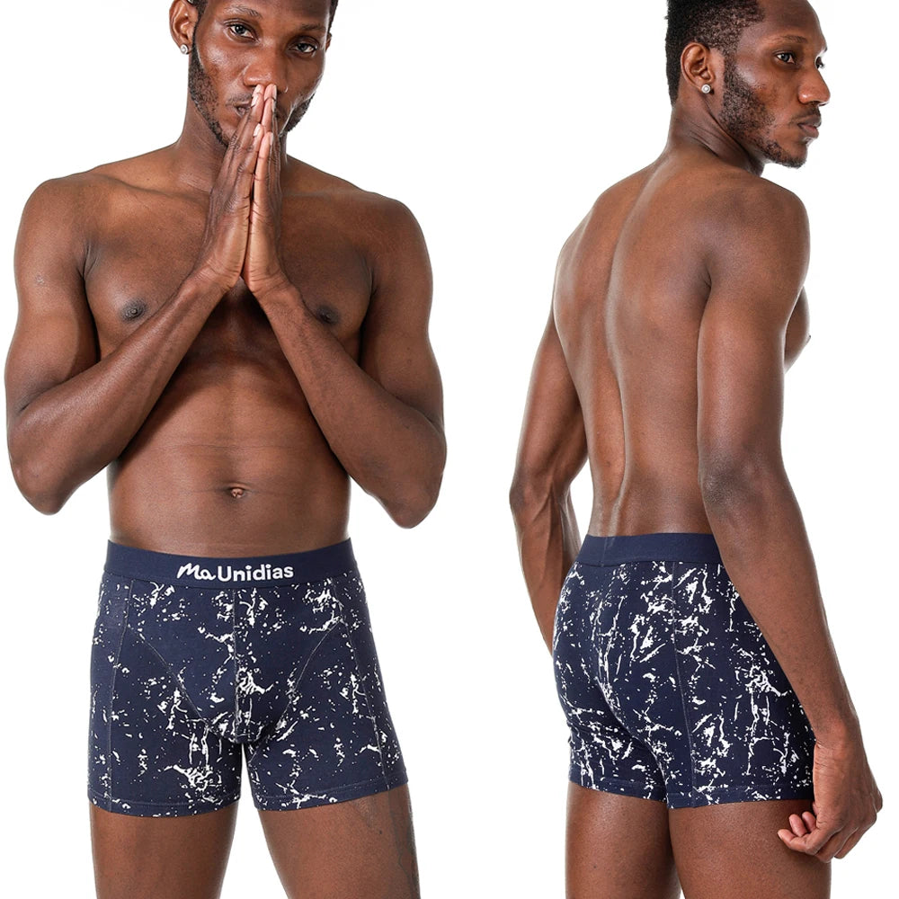 Cotton Print Boxers For Man Underwear Mens Boxer Shorts And Underpants Sexy Men's Panties Plus Size Calecon Homme Brands - Tasawoq
