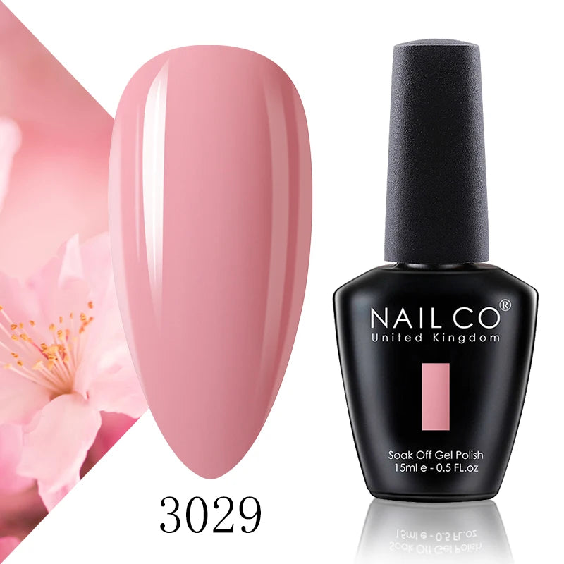 NAILCO 15ml Fresh Series Gel Nail Polish Design UV&LED Nail Gel Spring Summer Color Vernis Nail Art Glitter All For Manicure Set - Tasawoq