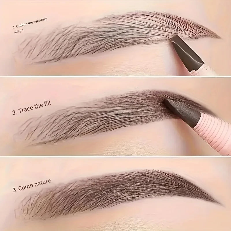 Tear Off Pull Line Eyebrow Pencil, Not Sharpen Need Eyebrow Pencil, Natural Color Rendering, Sweat Proof And Smudge Proof Eyebro - Tasawoq