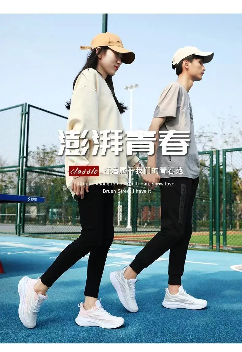 Casual Running Summer Fashion Anti Slip Hiking Mesh Breathability Athletic Shoe Tennis Woman Trend 2024 Woman Sneakers Couple - Tasawoq