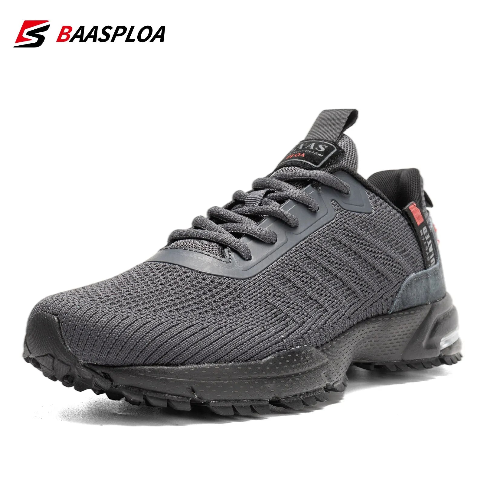 Baasploa Men Running Shoes Lightweight Sneakers Designer Sneaker Male Breathable Tennis Shoe Non Slip 2023 New Sport Shoes - Tasawoq