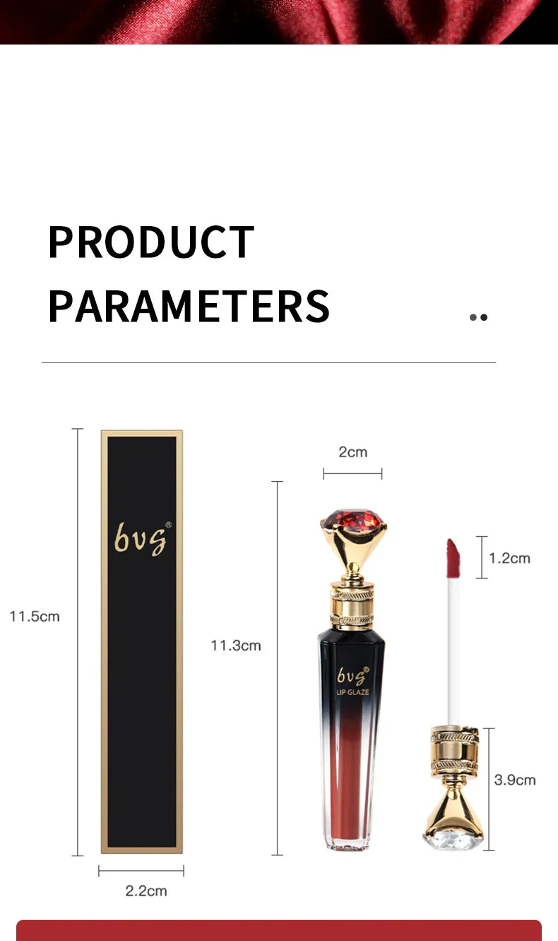 Lip Gloss Durable Moisturizing Waterproof Non-fading Non-stick Cup Color Durable Velvet Matte Lip Gloss Cosmetics For Women - Tasawoq