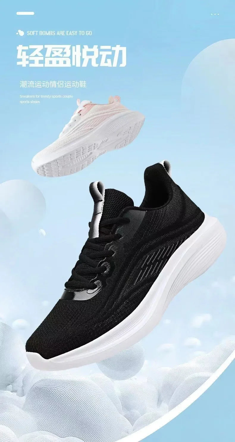 Casual Running Summer Fashion Anti Slip Hiking Mesh Breathability Athletic Shoe Tennis Woman Trend 2024 Woman Sneakers Couple - Tasawoq