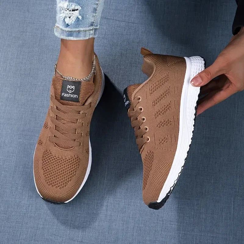 Running Shoes for Women Breathable Casual Sneakers Luxury Brand Sport Shoes Summer Fashion Light Basketball Tenis Walking Shoes - Tasawoq