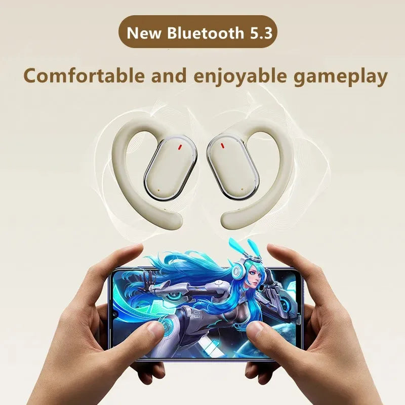 X91 X93 New Wireless Bluetooth Earphones with High Sound Quality Long Battery Life and Hanging Ear Digital Display Screen - Tasawoq