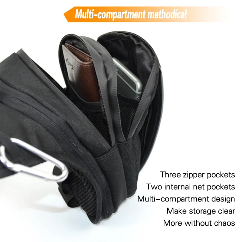 Motorcycle Leg Bag Waterproof Thigh Belt Hip Hum Messenger Waist Bag Travel Tour Riding Fanny Pack Men Women Tactical Travel Bag - Tasawoq