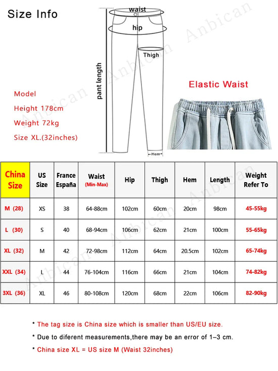 Winter Men's Jeans Korean Fashion Fleece Liner Thick Warm Straight Denim Pants Washed Cotton Retro Blue Wide Leg Jean Trousers - Tasawoq