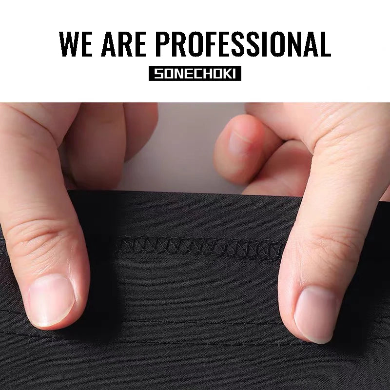 SONECHOKI Running Shorts Men Striped Printing Loose Basketball Sport Gym Breathable Shorts Fitness Training Workout Bottom Male - Tasawoq