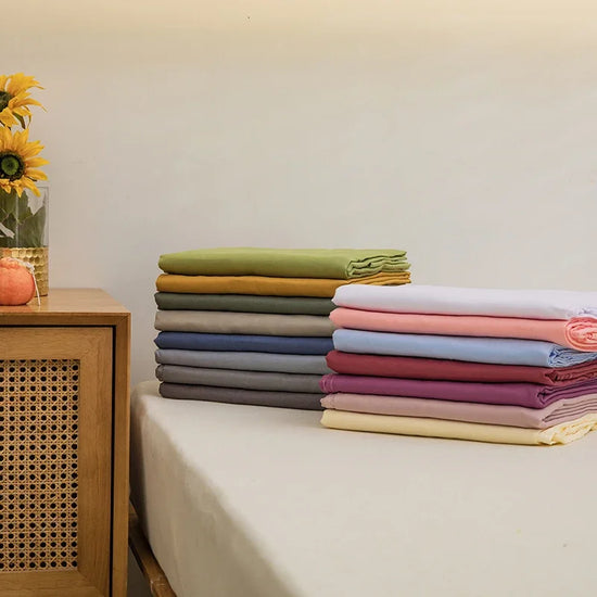 One Solid Color Simple Sheet Machine Washable Single Double Bed Linen Student Dormitory Sheet (pillowcase Not Included)