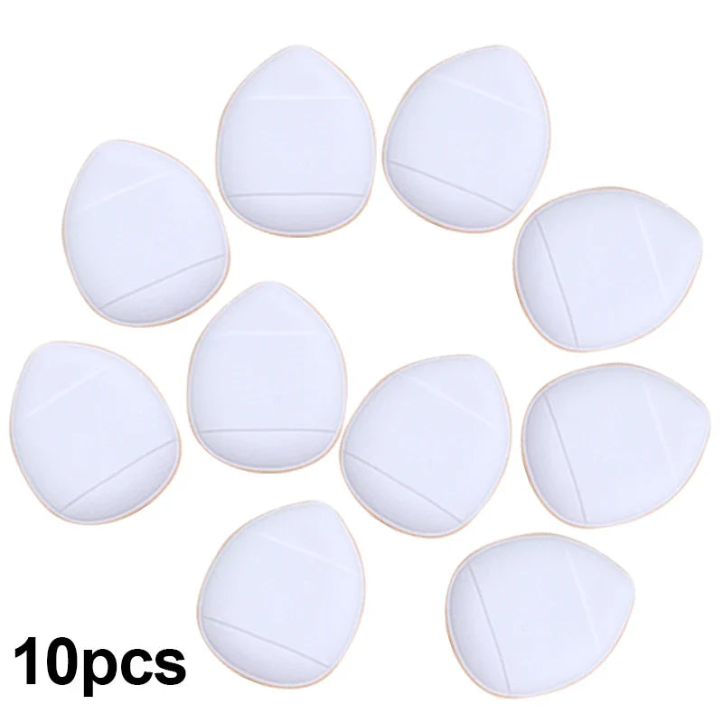 5/10Pcs Mini Finger Puff Foundation Small Air Cushion Powder Sponge Face Concealer BB Cream Cosmetic Applicator Makeup Tools - Tasawoq