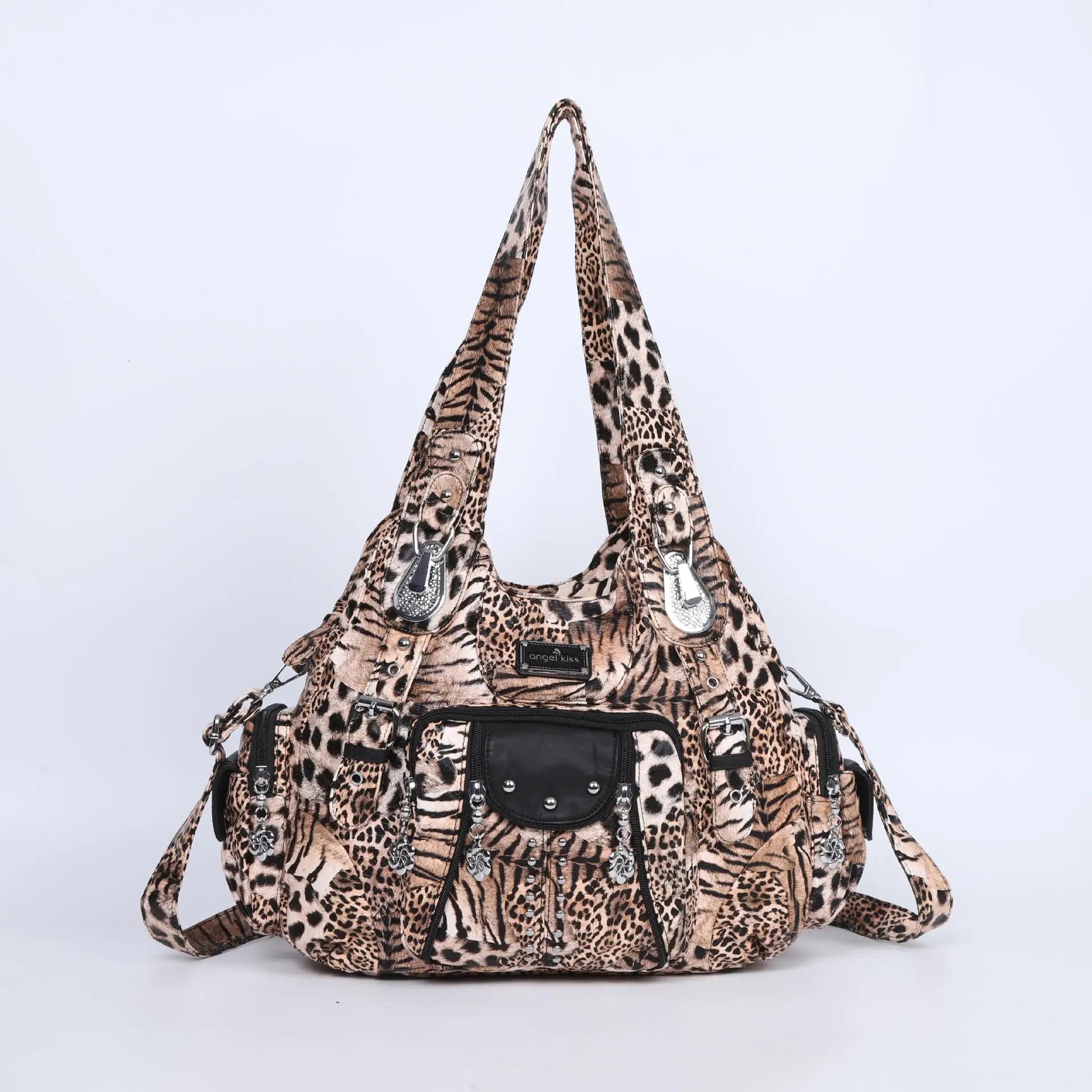 Angelkiss Bag Women Fashion Handbags Women Shoulder Bags PU Leather Handbag Female Satchel Big Shoulder Purse Bag bolsa feminina - Tasawoq