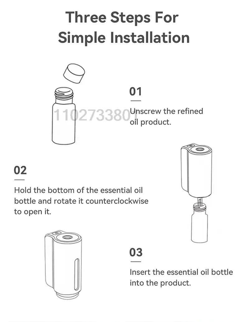 Car Aroma Diffuser Smart Car Air Fresheners Electric Vent Aromatherapy Diffuser Automatic Deodorizer Auto Interior Accessories
