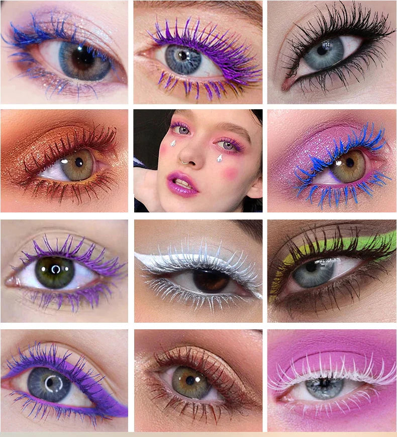 5D Silk Mascara with Big Eyes, Strong and Lasting Black Content and Length, Waterproof and Non-caking, and Prolonged Mascara. - Tasawoq