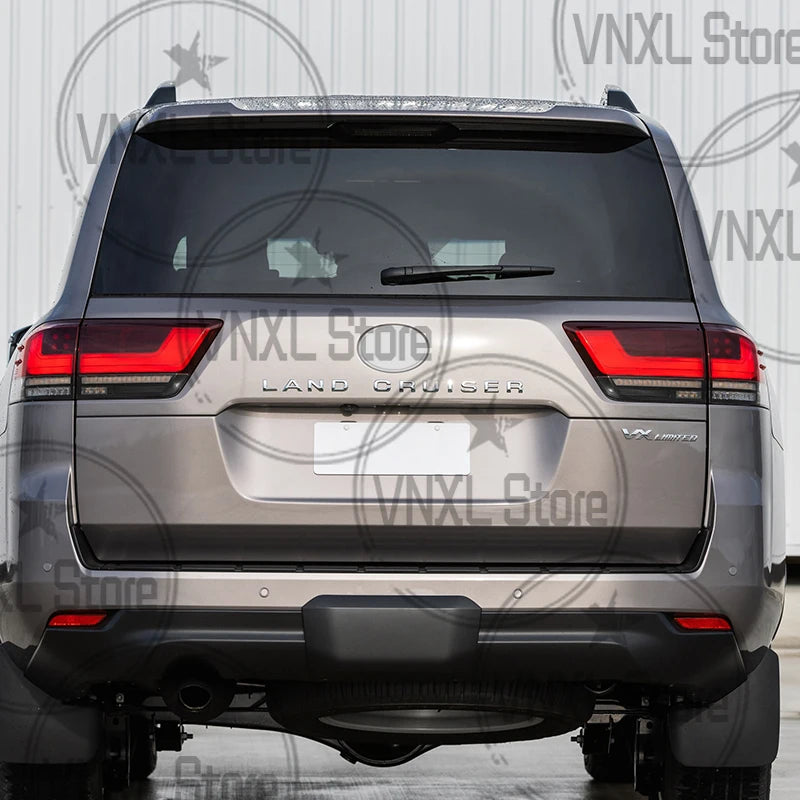 Car-Styling For Land Cruiser Letter 3D Metal Stickers 3M Adhesive Backing Car Trunk Body Emblem Auto Lettering Decals Accessorie