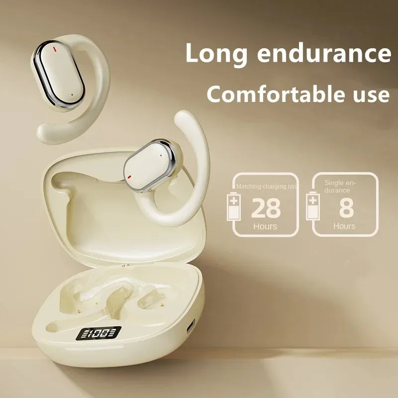 X91 X93 New Wireless Bluetooth Earphones with High Sound Quality Long Battery Life and Hanging Ear Digital Display Screen - Tasawoq