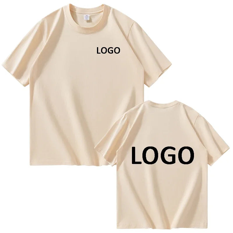 Customized Cotton Printed T-shirts Men Fashion Short Sleeve Tshirt Women Personality Casual Streetwear Tee Tops Camiseta - Tasawoq