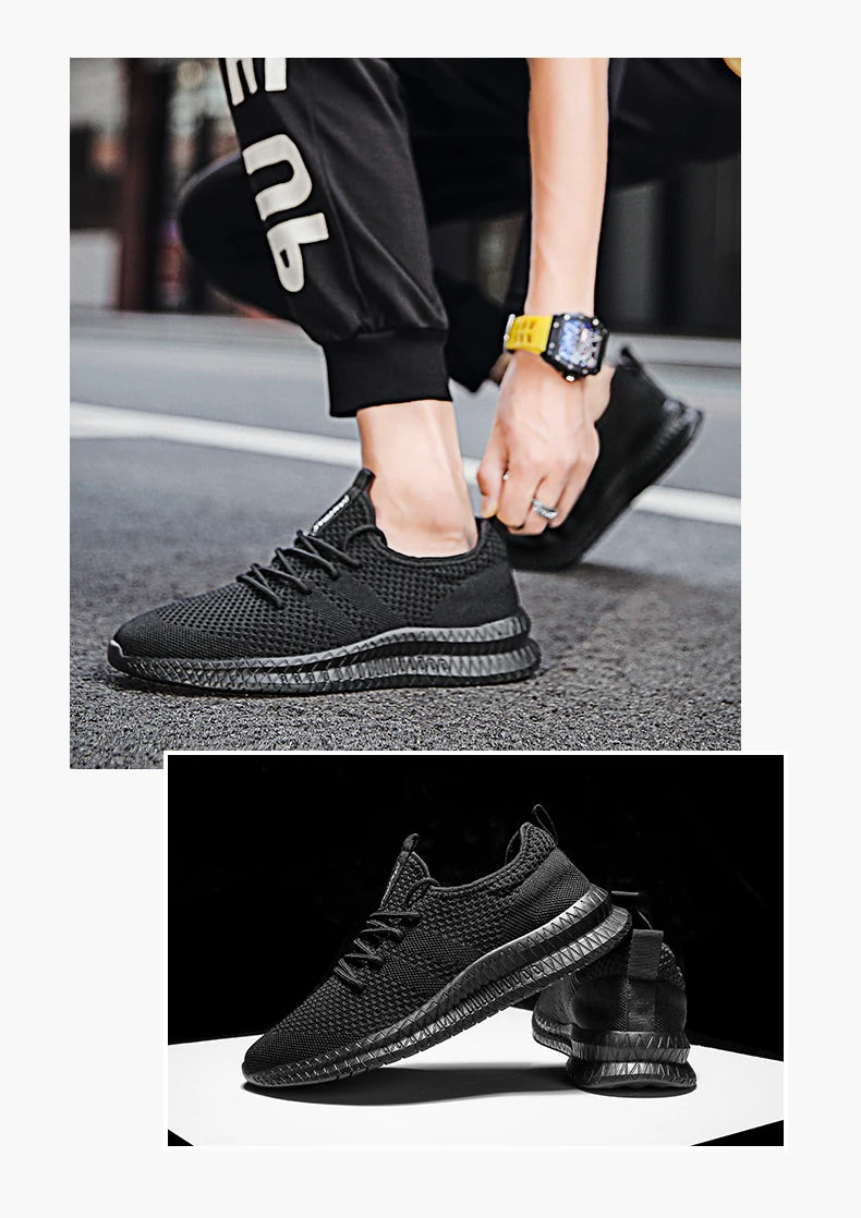 2022 Shoes for Men High Quality Male Sneakers Breathable Fashion Gym Casual Light Walking Plus Size Footwear Zapatillas Hombre - Tasawoq