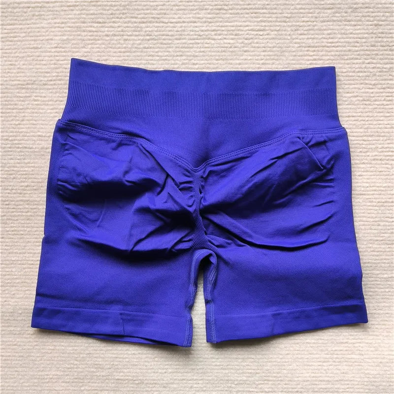 Gym Impact Running Shorts Scrunch Butt Shorts Women Biker Cycling Shorts Seamless Leggings Sexy Athletic Yoga Shorts - Tasawoq