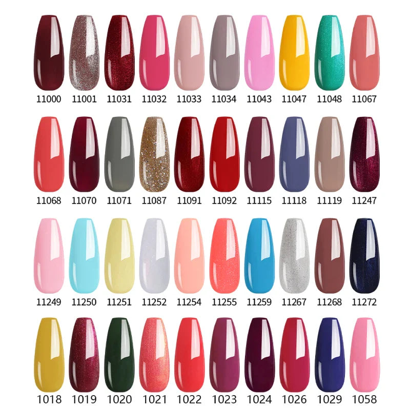 NAILCO Red Colors Series 15ML Nail Gel Polish Nail Supplies Semi Permanent For Nail Art Manicure Soak Off LED UV Hybrid Varnish - Tasawoq