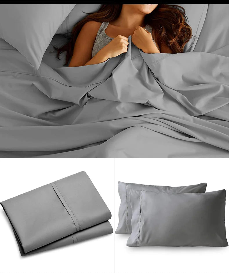 1Piece Envelope Pillowcase for Sleeping Soft Pillow Cover for Bed, Muti Size Standard/Queen/King/Body - Tasawoq