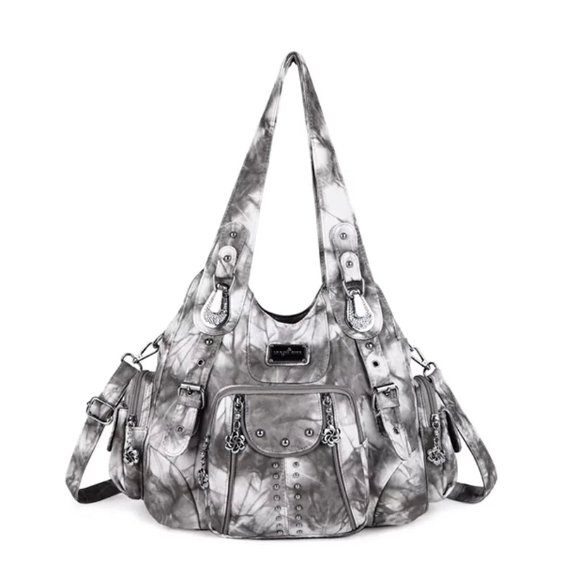 Angelkiss Bag Women Fashion Handbags Women Shoulder Bags PU Leather Handbag Female Satchel Big Shoulder Purse Bag bolsa feminina - Tasawoq