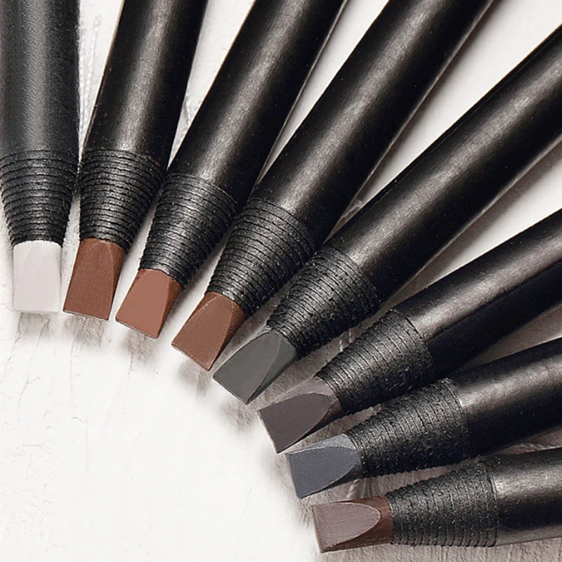 1PC Eyebrow Pencil Waterproof Microblading Eyebrow Pen Tint Tattoo Eyebrows Makeup 6 Colors Natural Long Lasting Eye Brow Pencil - Tasawoq