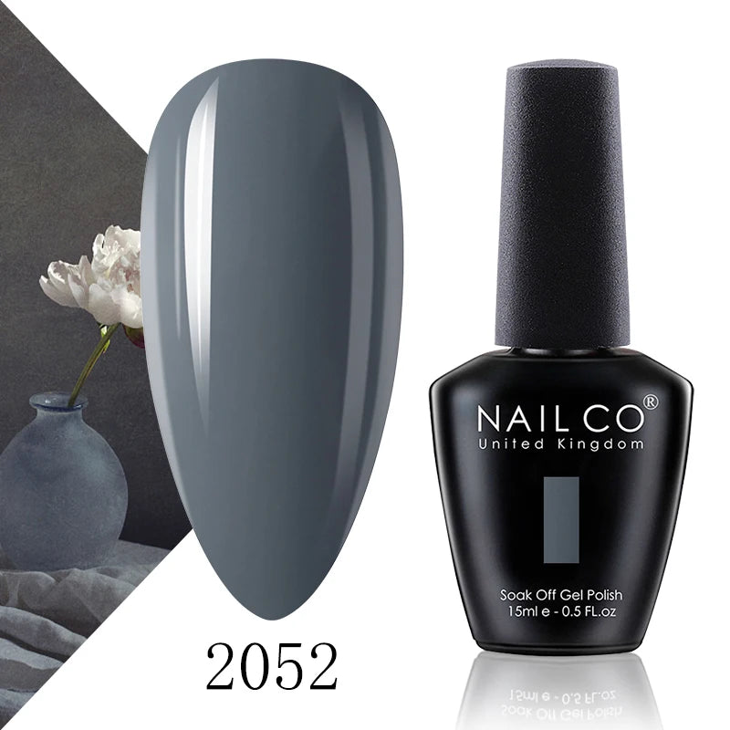 NAILCO 15ml Fresh Series Gel Nail Polish Design UV&LED Nail Gel Spring Summer Color Vernis Nail Art Glitter All For Manicure Set - Tasawoq