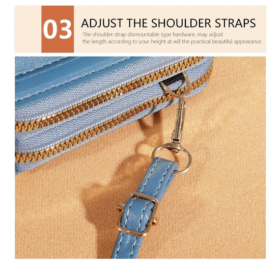 2023 New Crossbody Bag for Women Summer Small Market Simple One Shoulder Bag for Mobile Phone Double Layer Casual Small Body Bag - Tasawoq